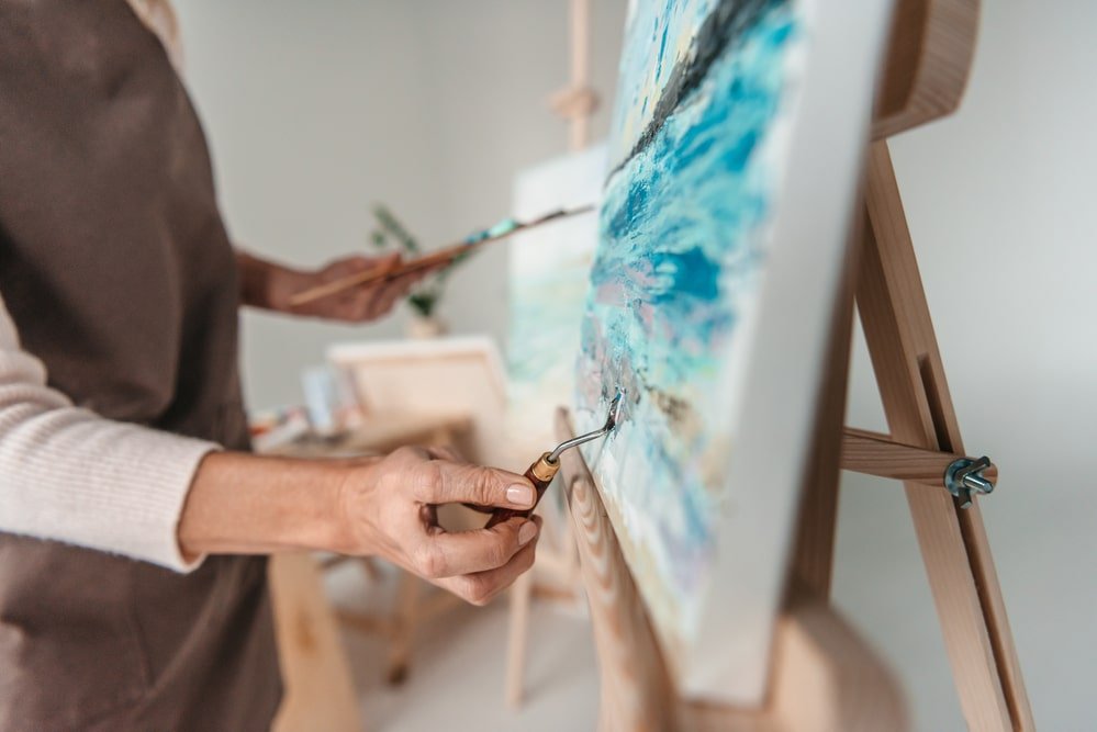 people painting - how to create a brand exercise
